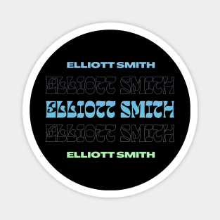 Elliott Smith // Typography Fan Art Design Magnet